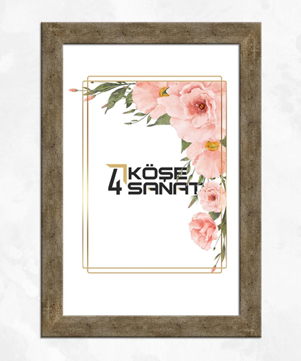 30'luk Oksit Gümüş Rengi Poliresin Çerçeve