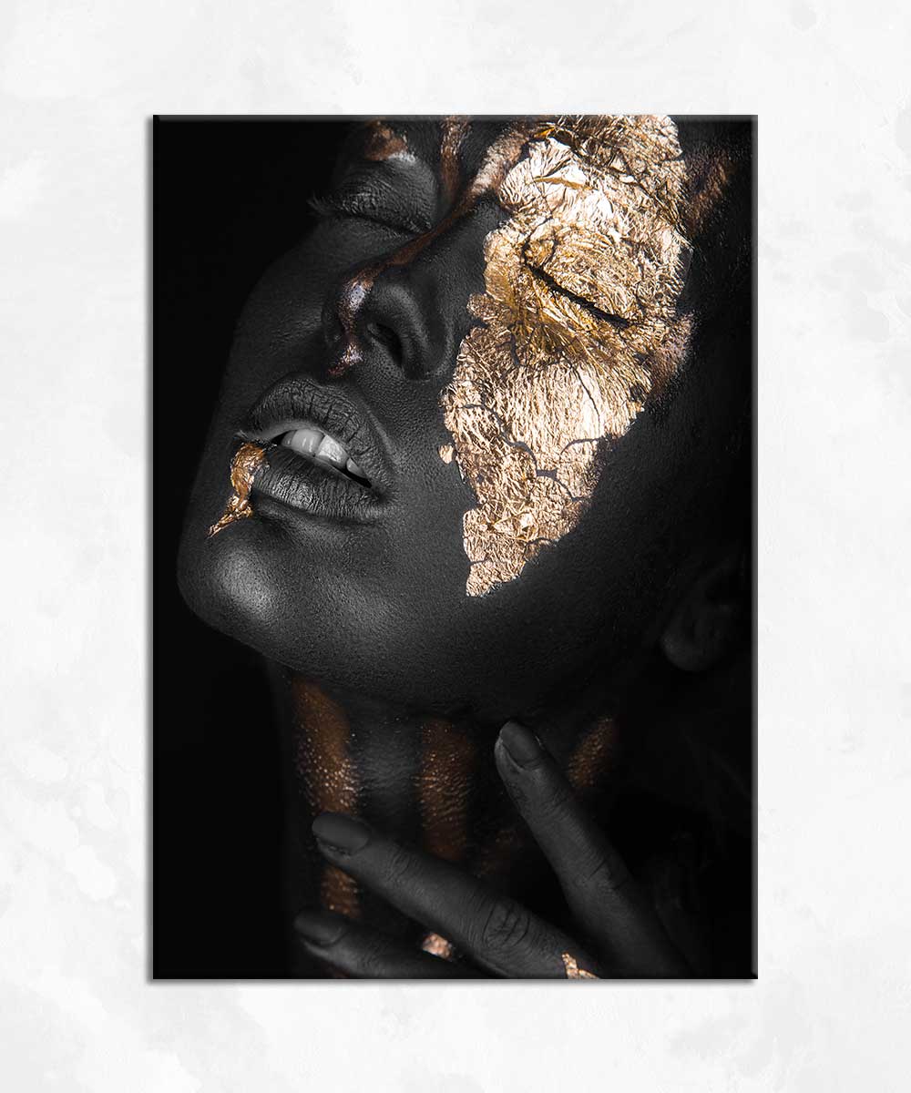 Altın Yansıma – Modern Pleksi Sanatsal Tablo