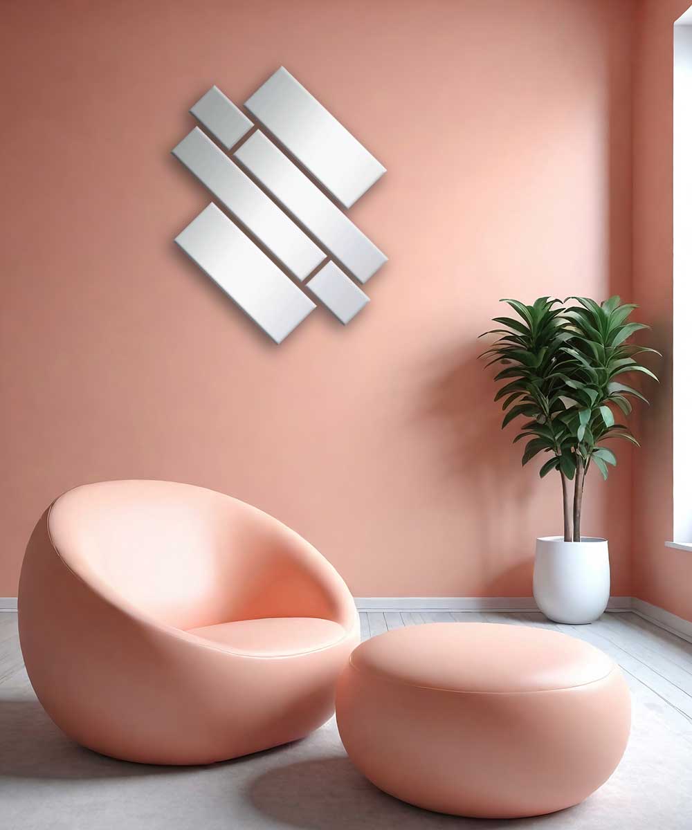 Modüler Linea – Çok Ölçülü Çerçevesiz Dikdörtgen Ayna Seti