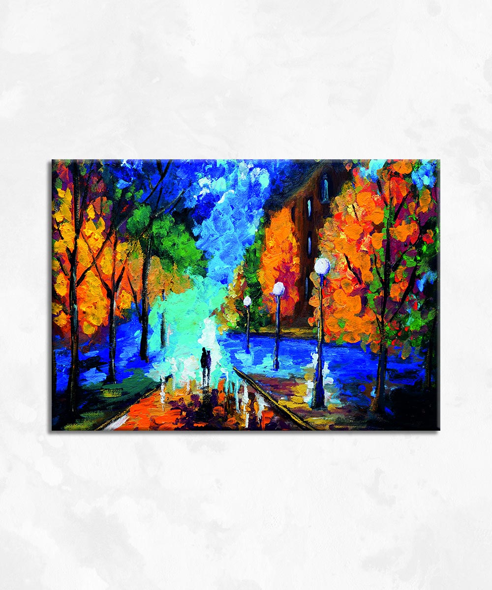 Gece Buluşması Kanvas Tablo