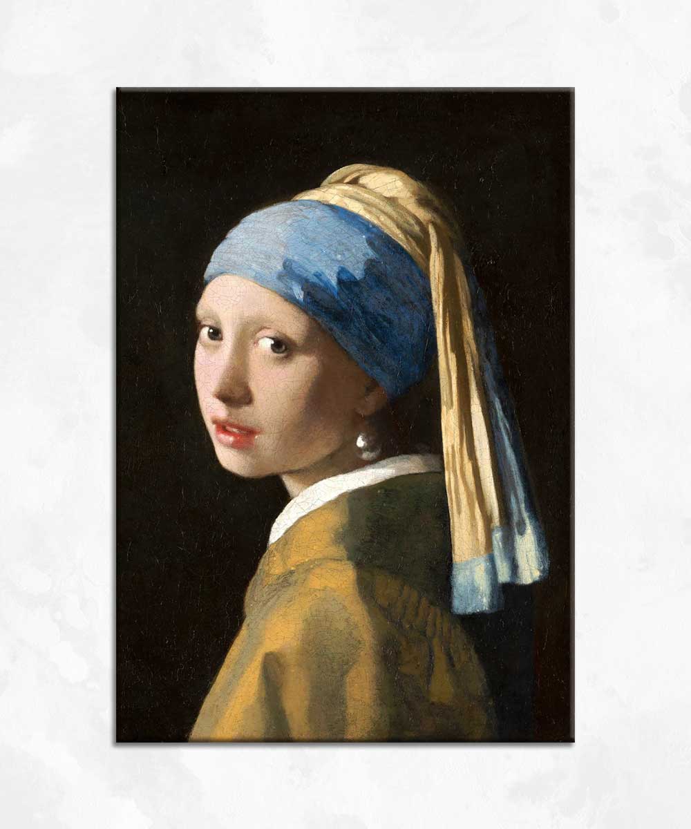İnci Küpeli Kız – Sanatsal Kanvas Tablo
