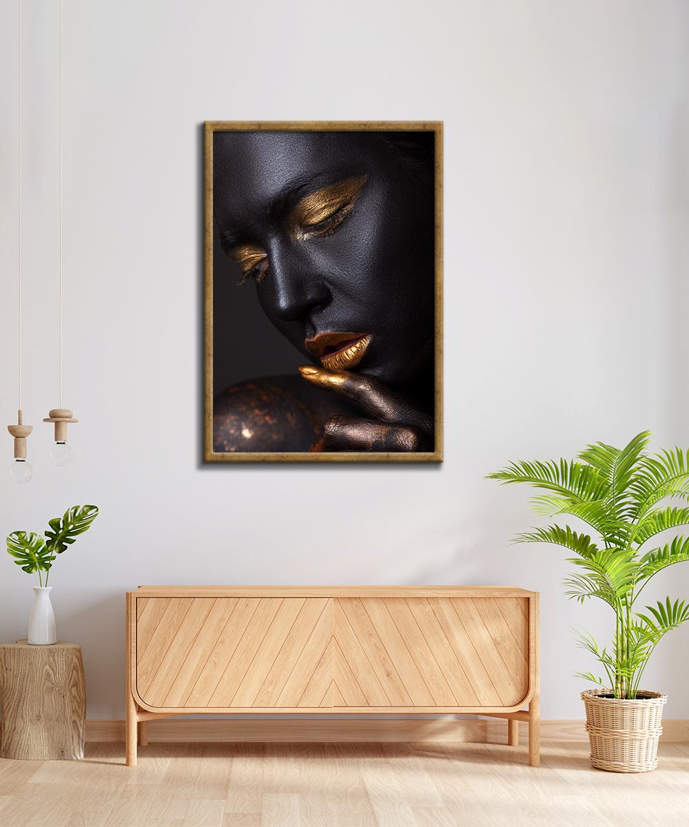 Altın Dokunuş – UV Baskılı Pleksi Tablo