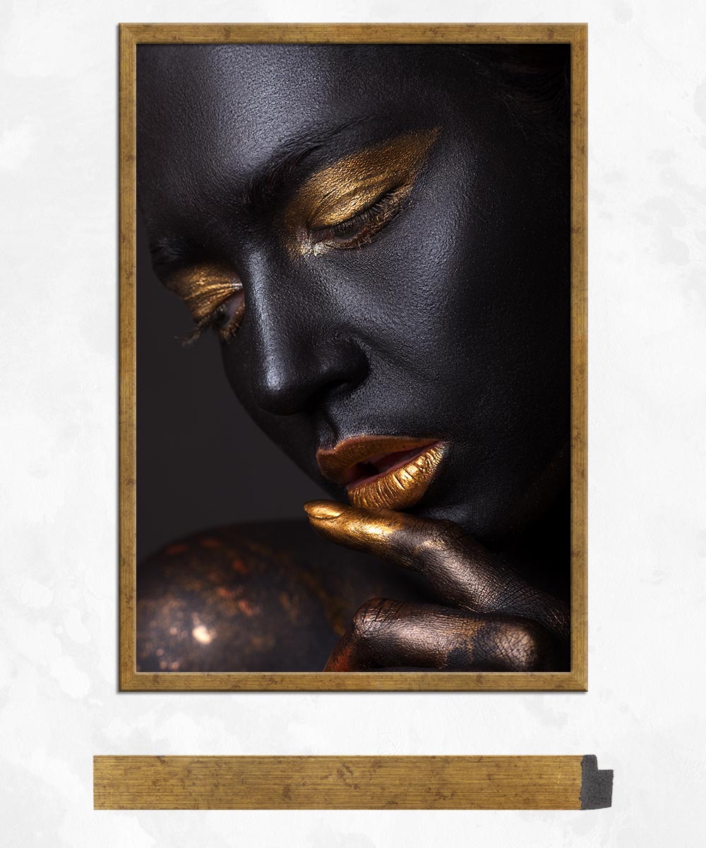 Altın Dokunuş – UV Baskılı Pleksi Tablo