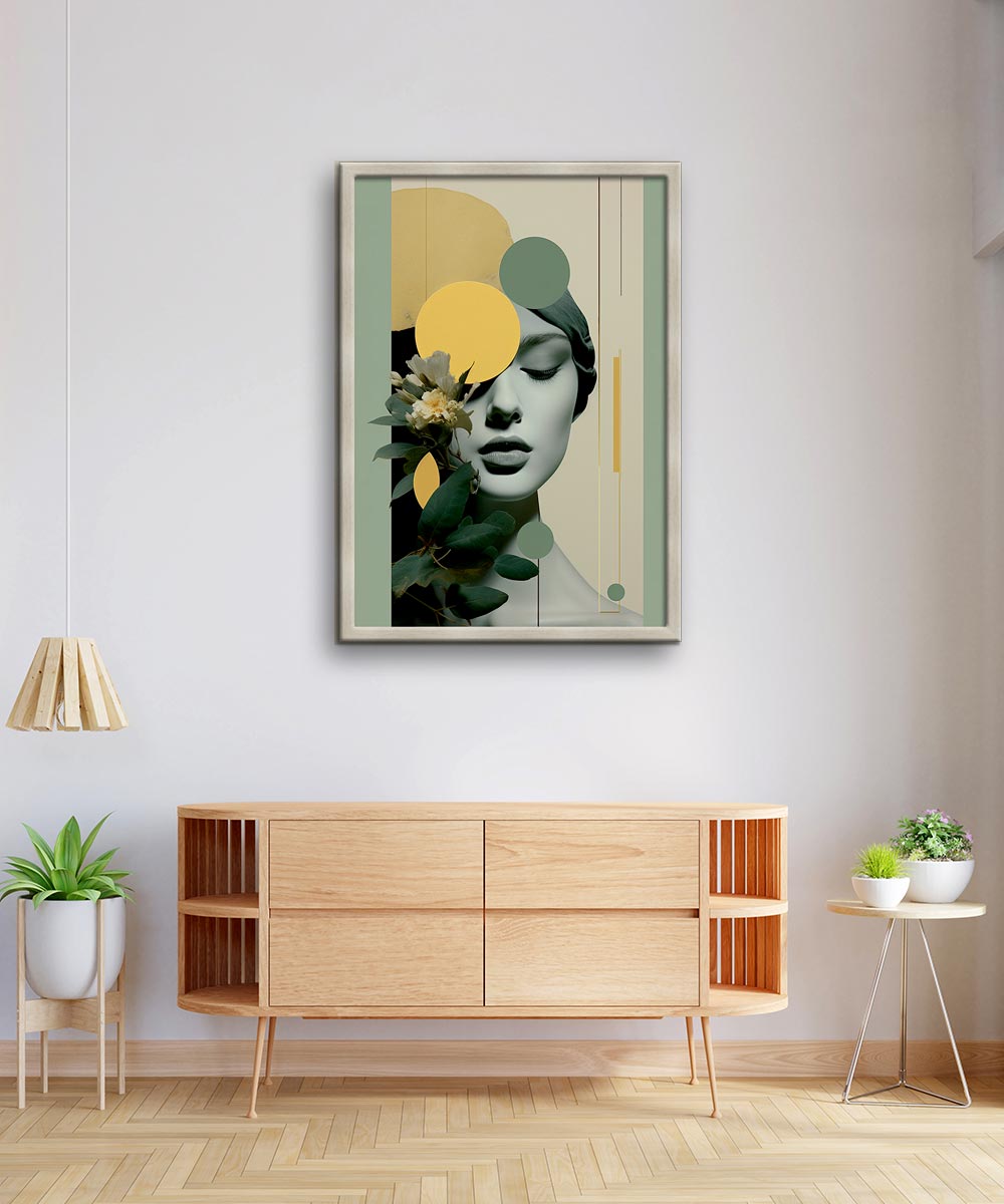 Botanical Abstract – Pleksi Sanatsal Tablo