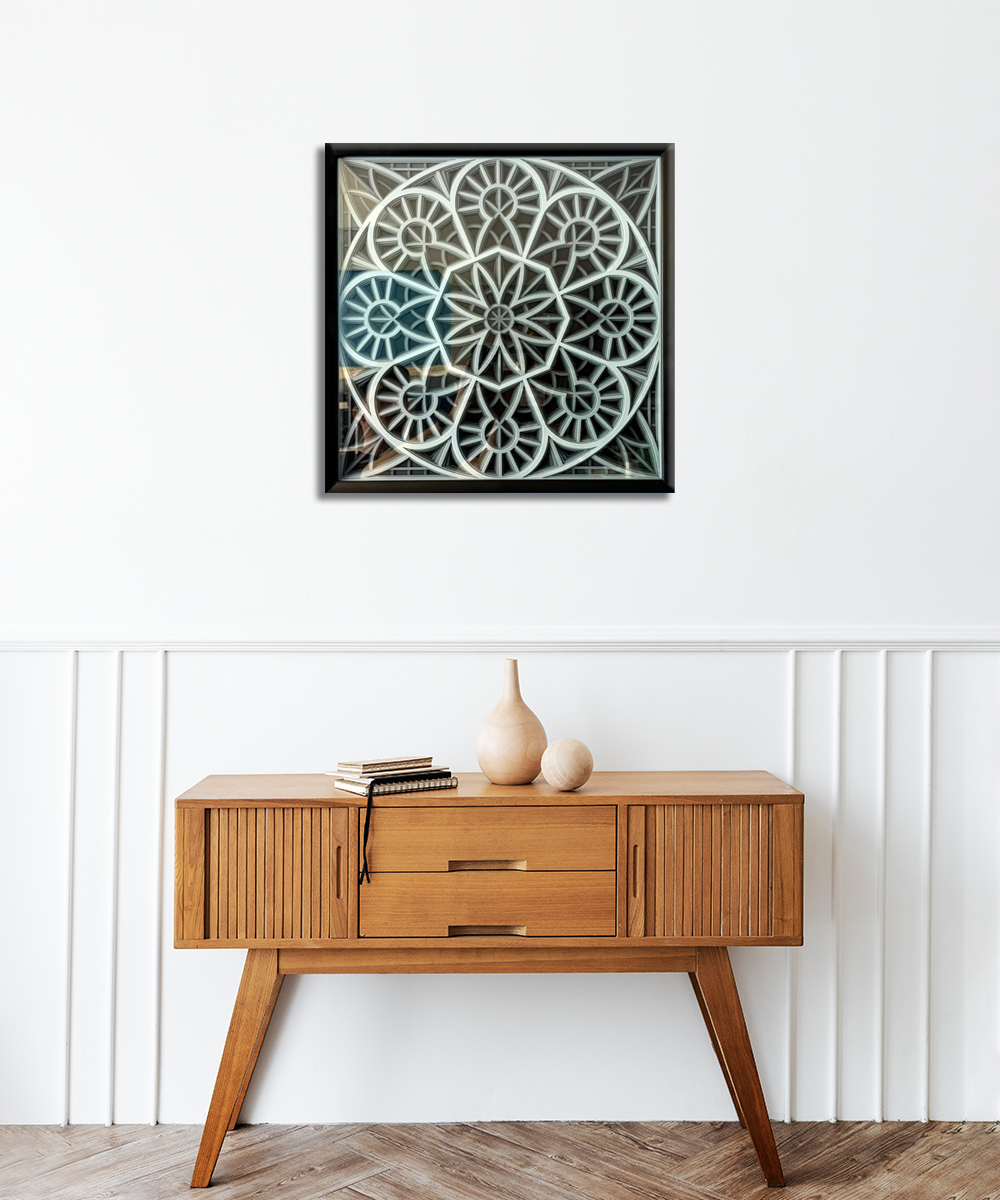 LayerCraft Geometrik Ahşap Tablo – 6 Layer Edition