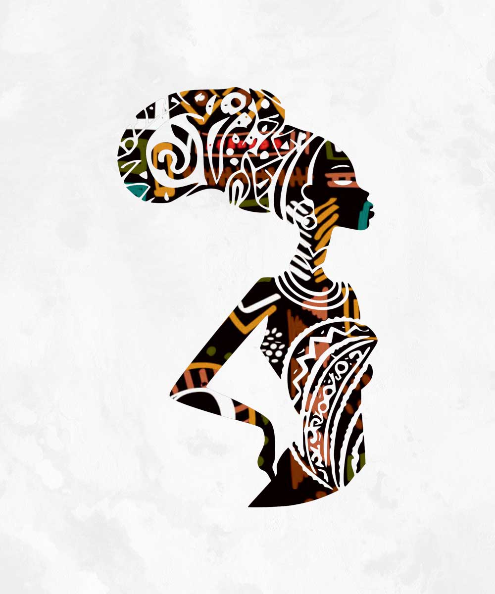 Kökenin Zarafeti – Tribal Siluet Metal Duvar Sanatı