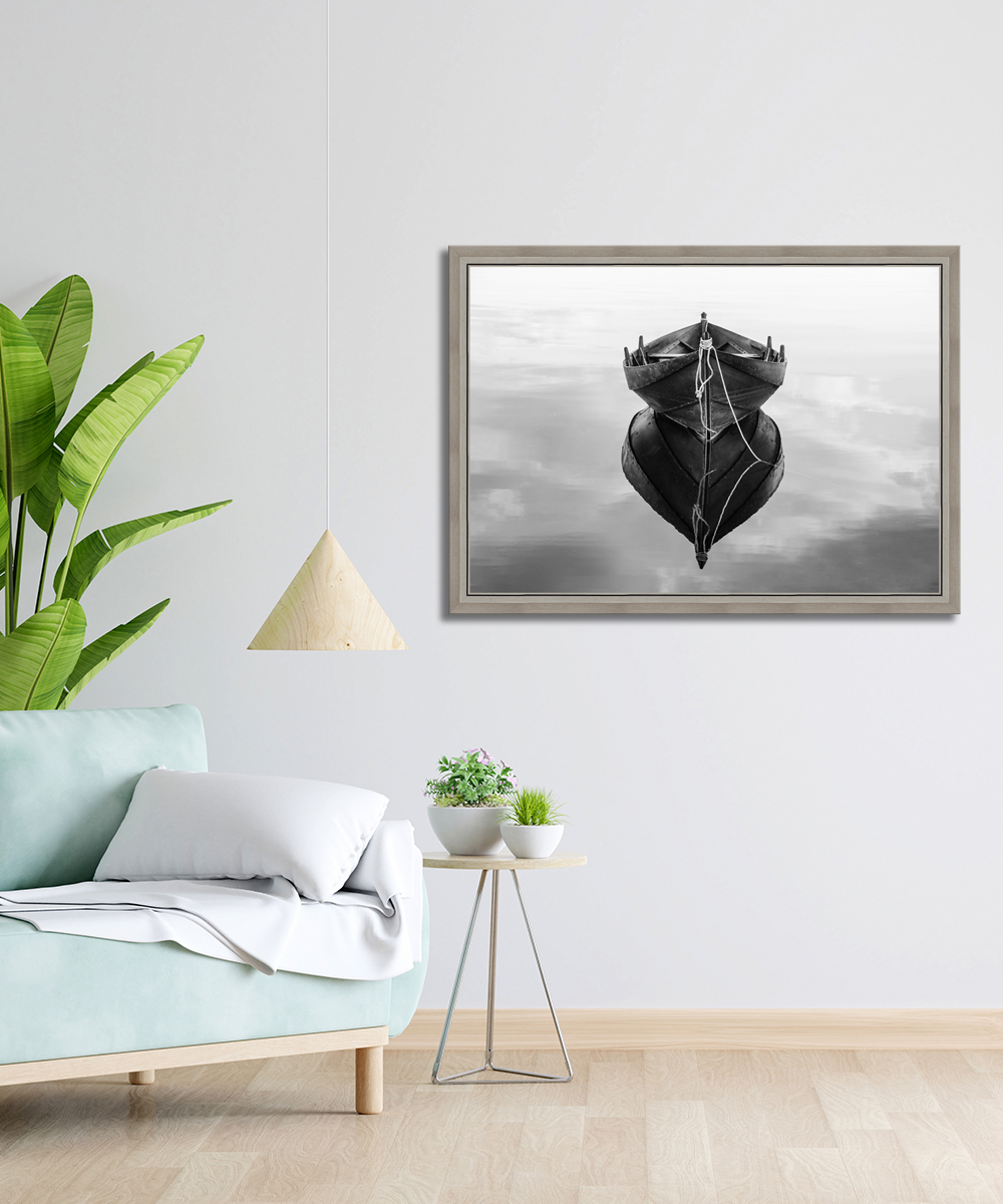 Sessiz Yolculuk – Platin Çerçeveli MDF Sanatsal Tablo