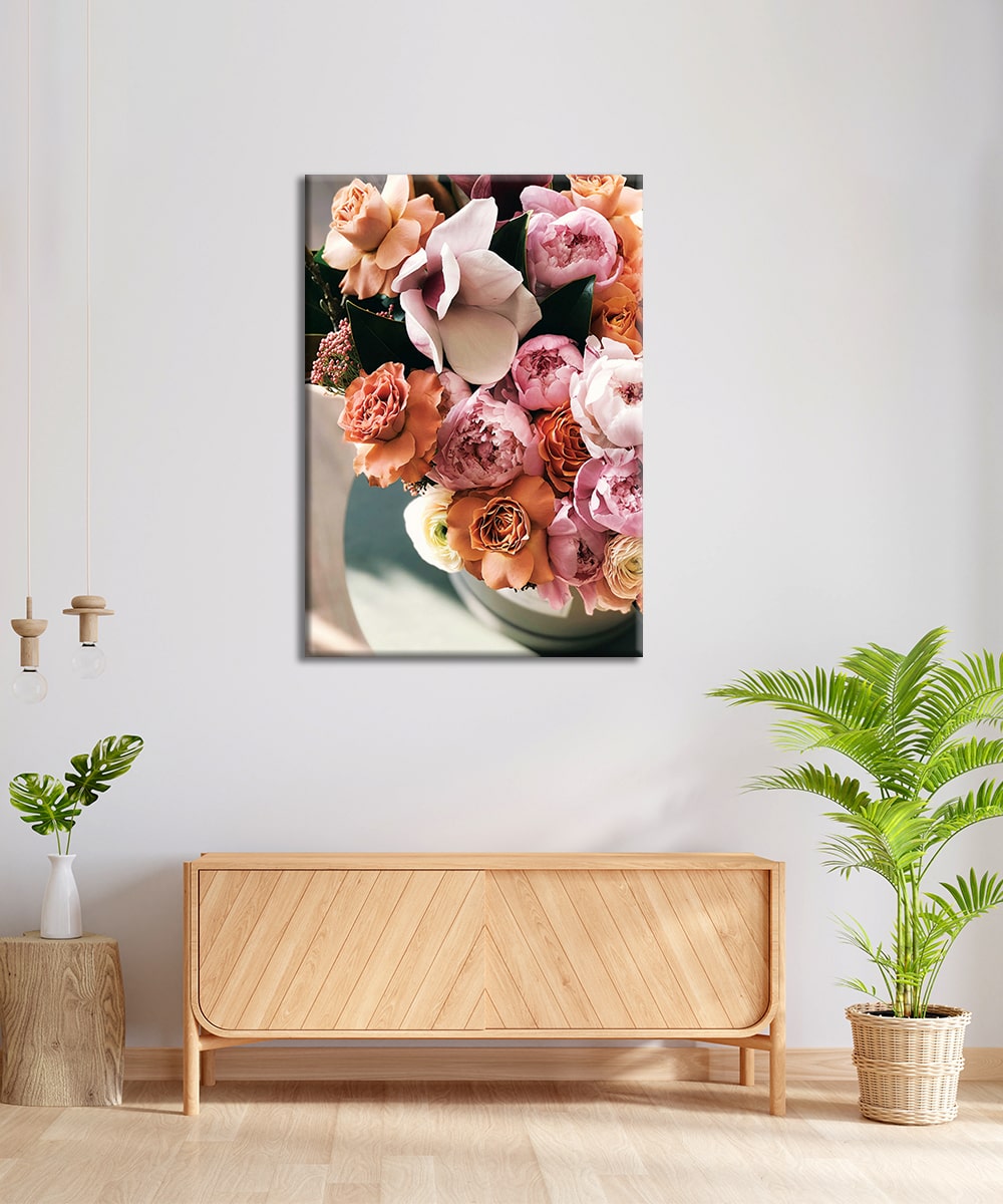 Blooming Mood – Modern Floral Akrilik Cam Tablo