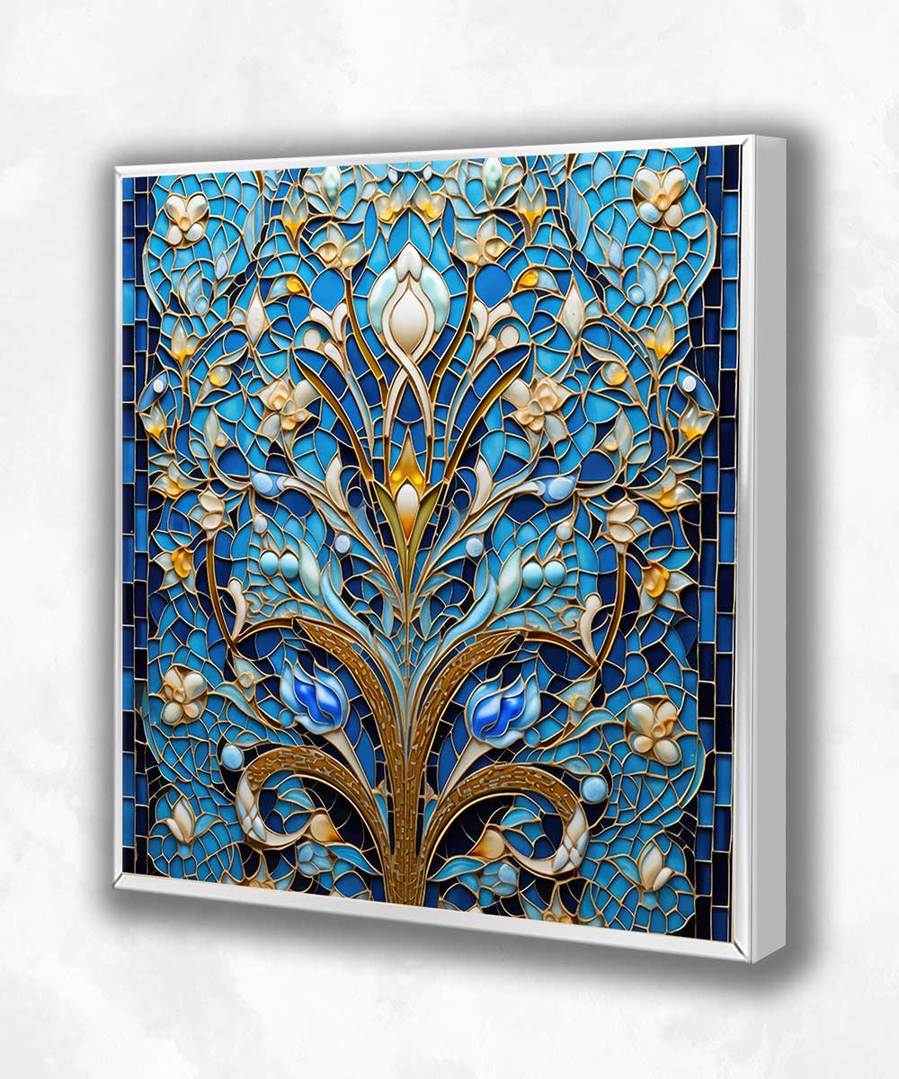 Vitray Desenli Lightbox – LED Işıklı Sanat Aydınlatması