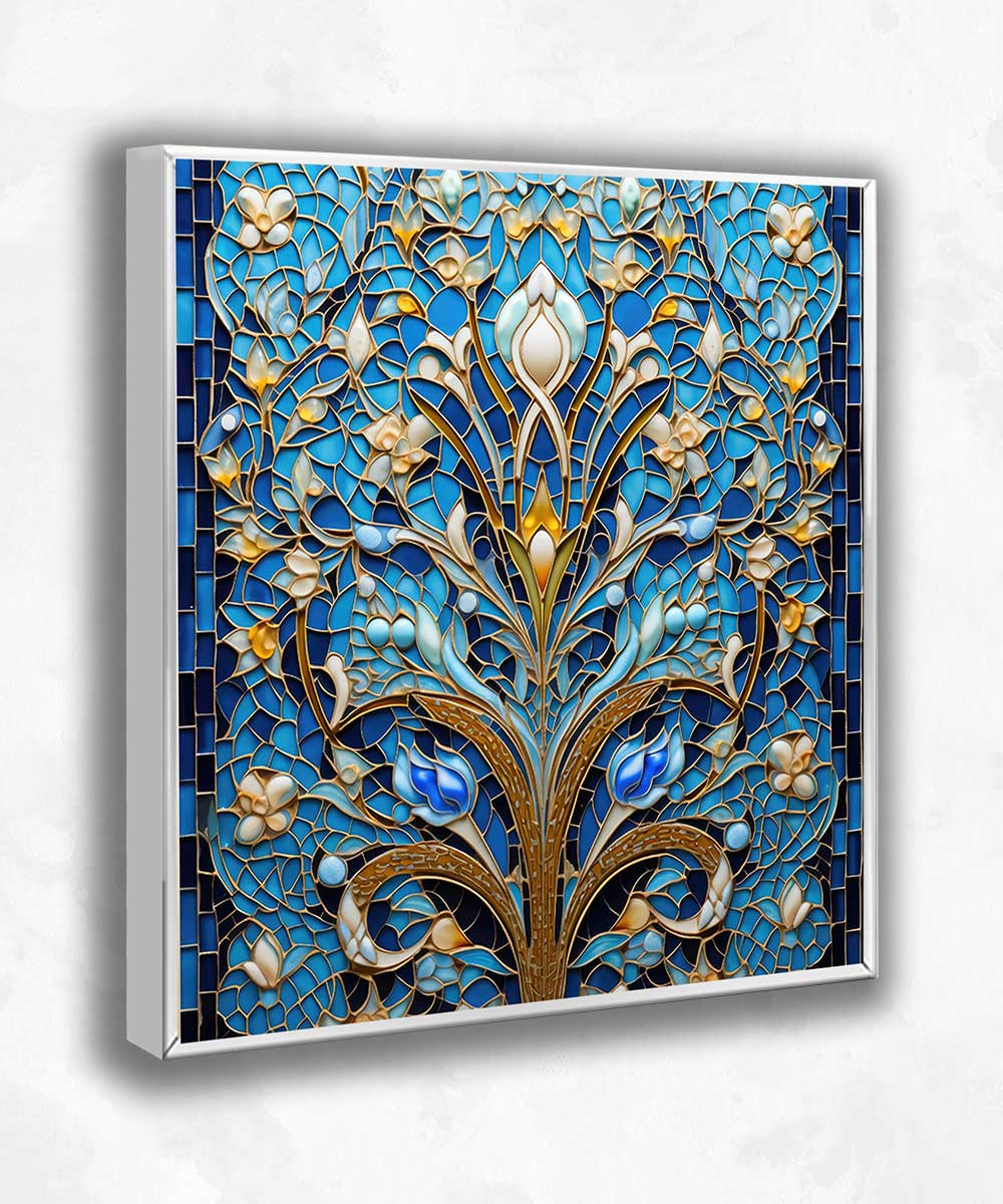 Vitray Desenli Lightbox – LED Işıklı Sanat Aydınlatması