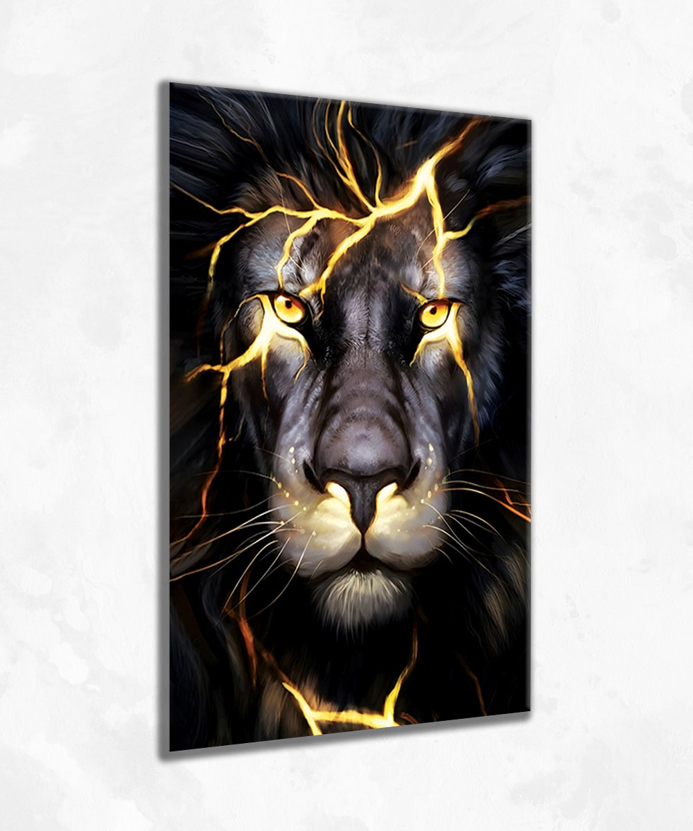 Regal Roar - Çerçevesiz Cam Tablo