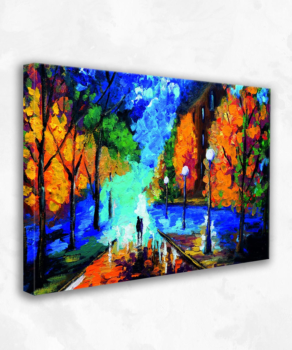 Gece Buluşması Kanvas Tablo