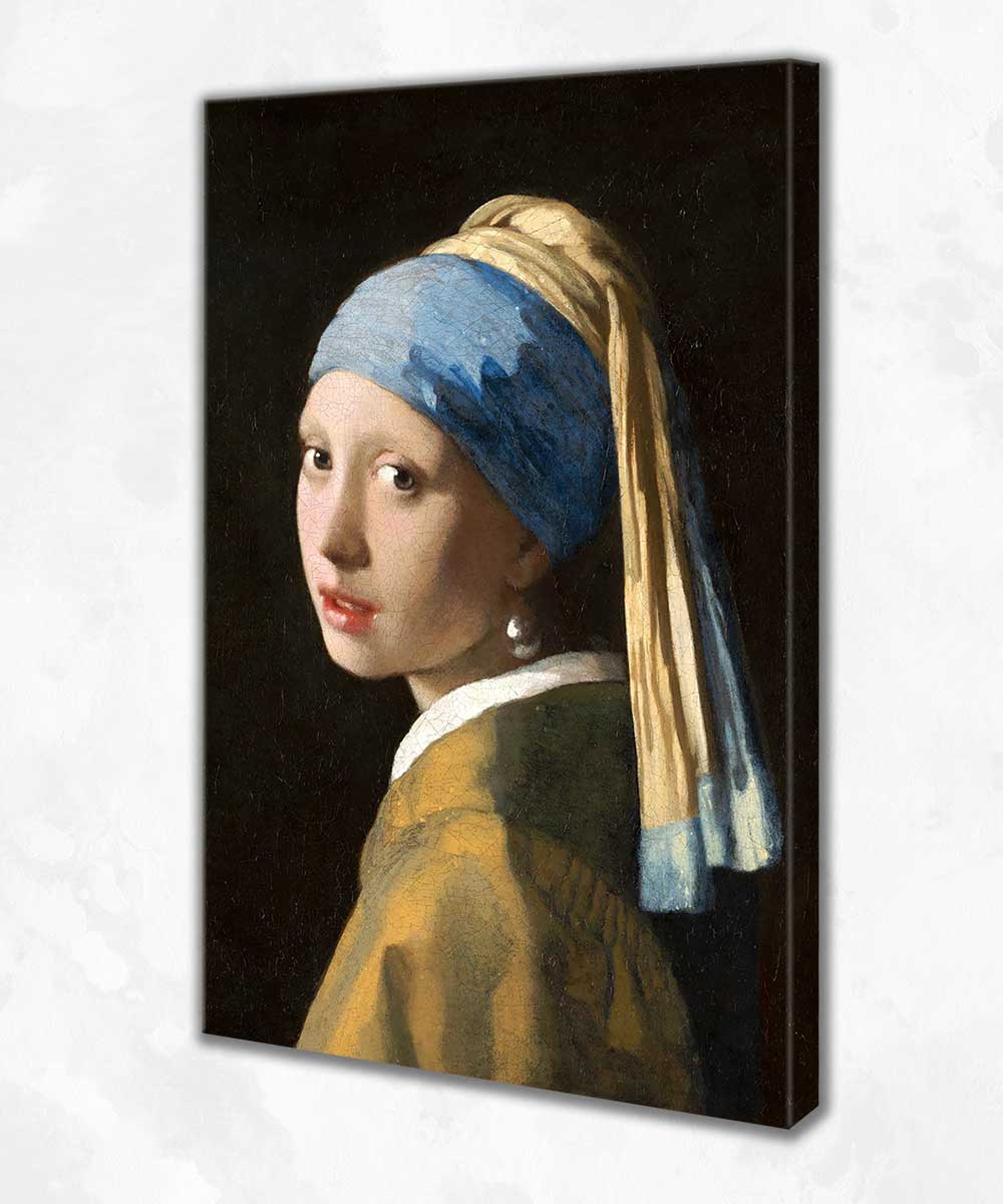 İnci Küpeli Kız – Sanatsal Kanvas Tablo