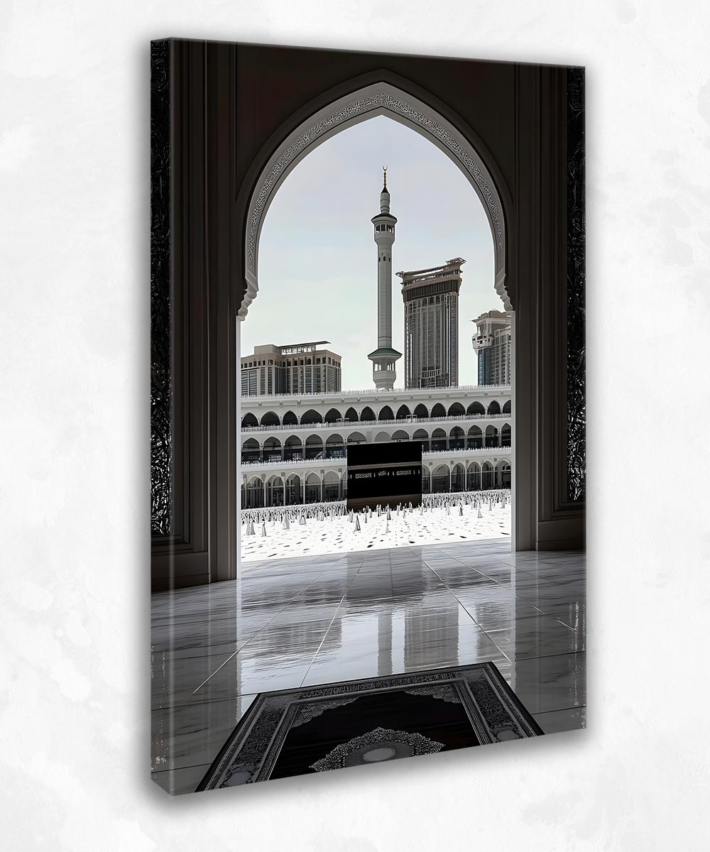 Harem’in Sessizliği – Kâbe Manzaralı Kanvas