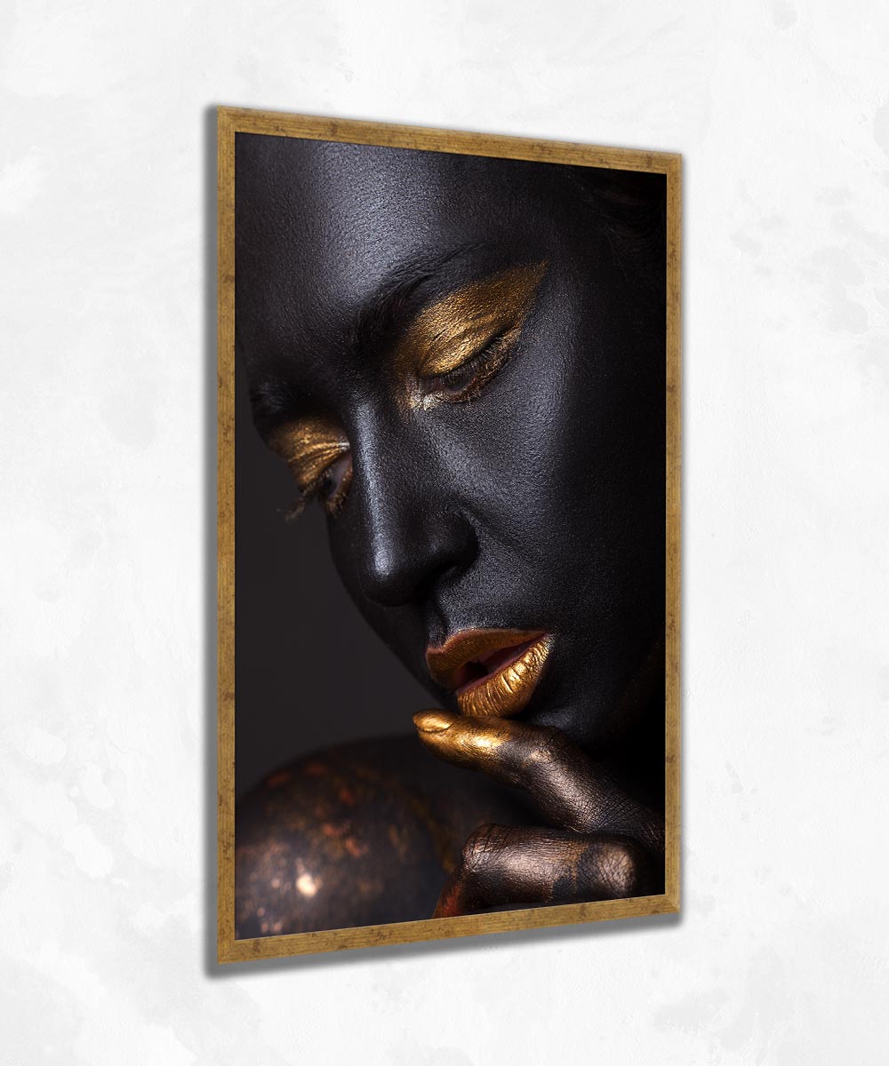 Altın Dokunuş – UV Baskılı Pleksi Tablo