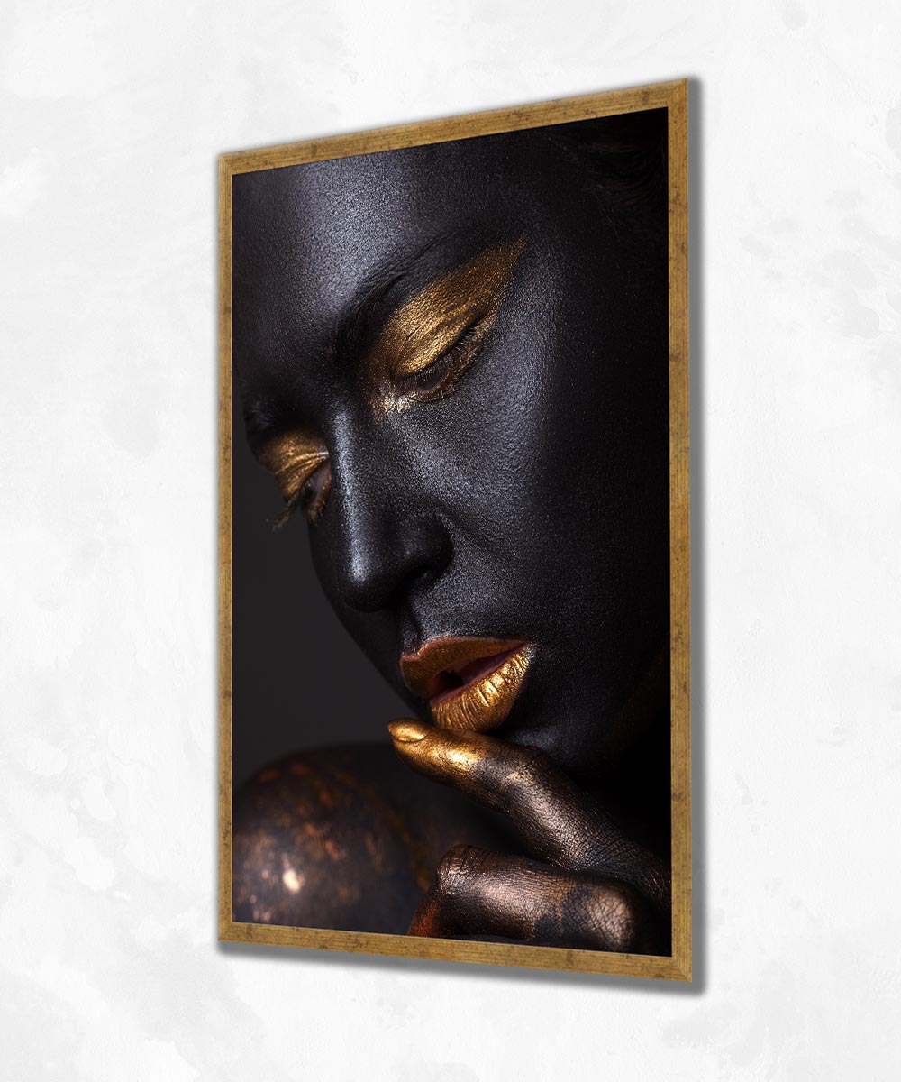 Altın Dokunuş – UV Baskılı Pleksi Tablo