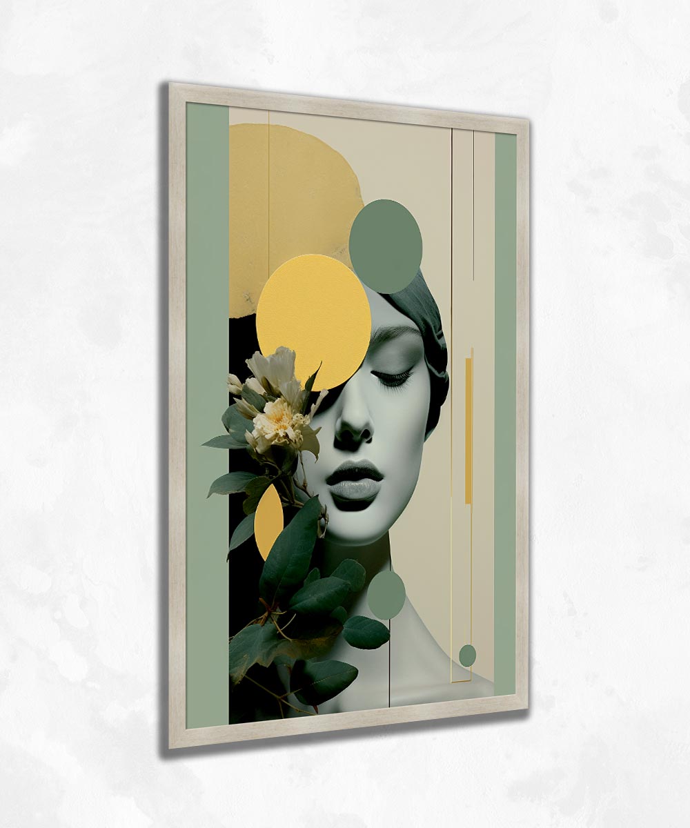 Botanical Abstract – Pleksi Sanatsal Tablo