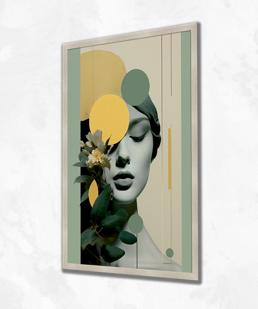 Botanical Abstract – Pleksi Sanatsal Tablo