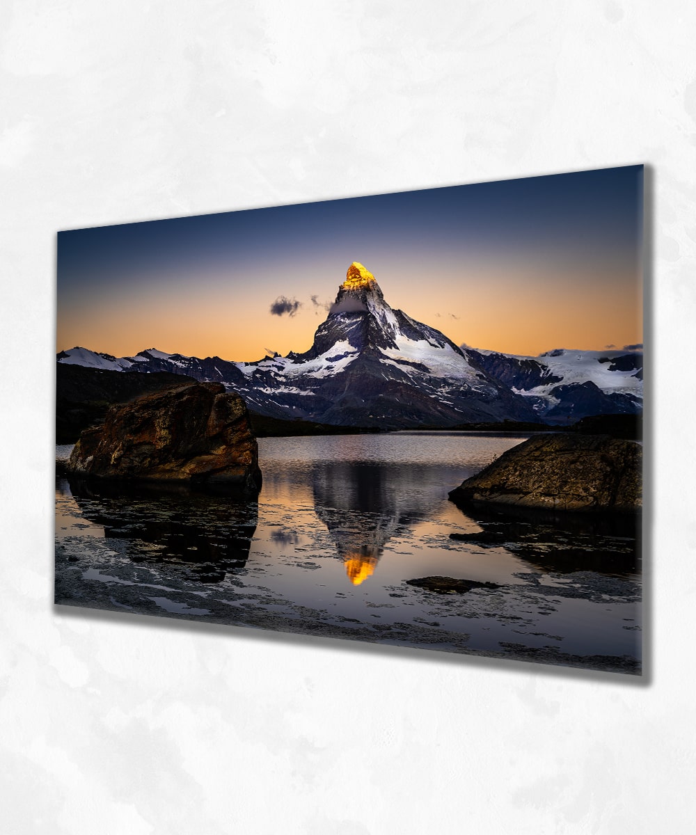 Ateşin Uyanışı - Çerçevesiz Cam Tablo