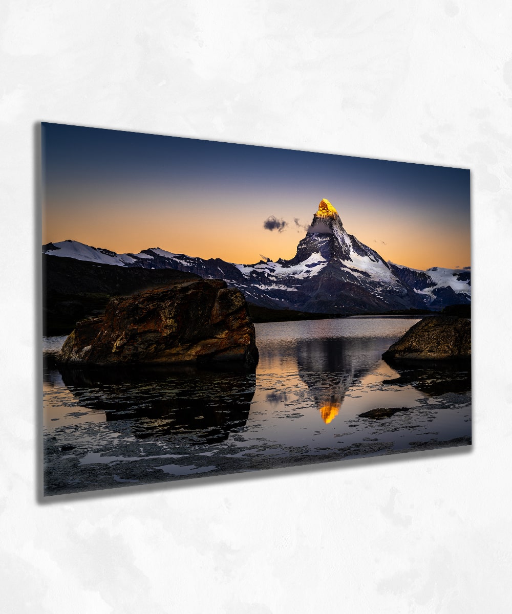 Ateşin Uyanışı - Çerçevesiz Cam Tablo