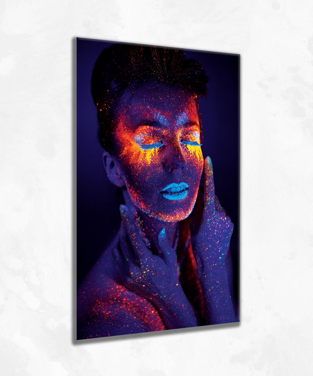 Chromatic Muse - Çerçevesiz Cam Tablo