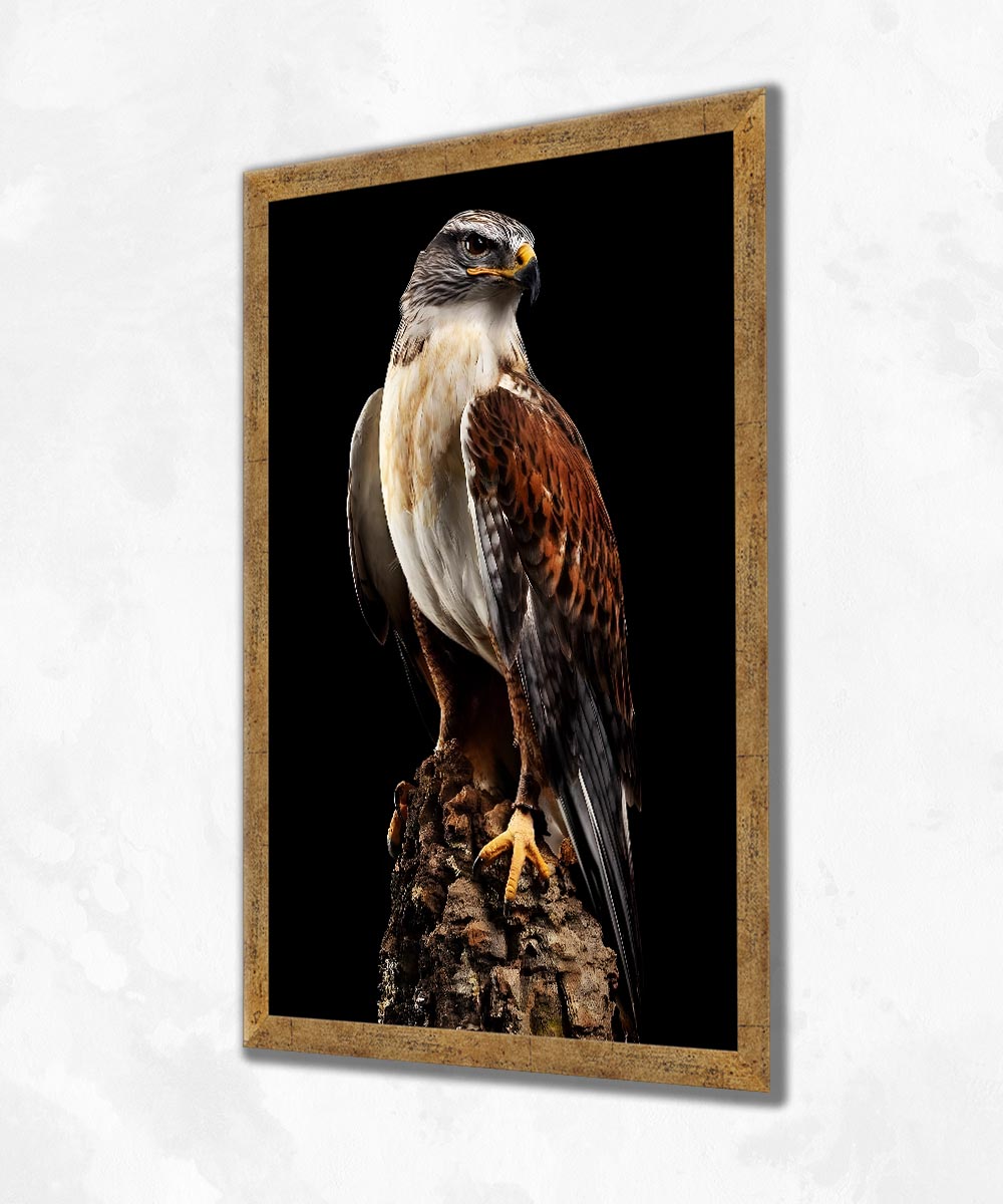 Gücün Sükûneti – UV Baskılı Kartal Tablosu