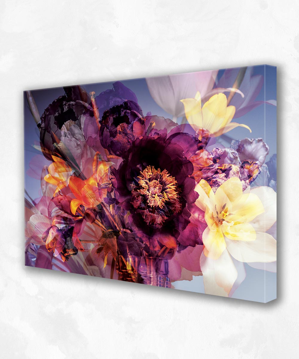 Renkli Çiçekler Kanvas Tablo