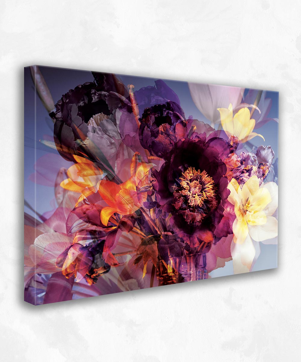 Renkli Çiçekler Kanvas Tablo